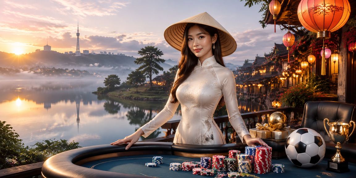 Cá cược bóng đá kết hợp văn hóa nón lá Hội An